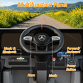 thumbnail image 7 of East doll 12V Power Ride on Toys for Toddlers, Kid Electric Car, G63 G Wagon Licensed Mercedes-Benz with Remote Controls, Aged 2-4Y,Gray, 7 of 7