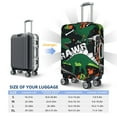 thumbnail image 6 of Daiia Dinosaur Skeleton Luggage Cover, Thickened Washable Travel Luggage Covers, Elastic Unique Baggage Covers for 18-20 inch Luggage-Small, 6 of 9