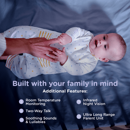 Hubble Nursery Pal Glow, Smart HD Baby Montior with Night Light