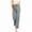 Gray, variant on Women's High Waist Wide Leg Lounge Pants with Drawstring- Black,Medium