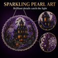 thumbnail image 4 of Halloween Pearl Art Kits for Adults Pearl Diamond Art Diy Kits Halloween Decorations DIY Pearl Painting Kit for Adults & Beginners(castle), 4 of 8
