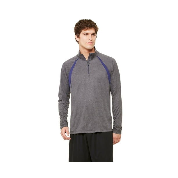 All Sport Alo Men's QuarterZip Lightweight Pullover With Insets