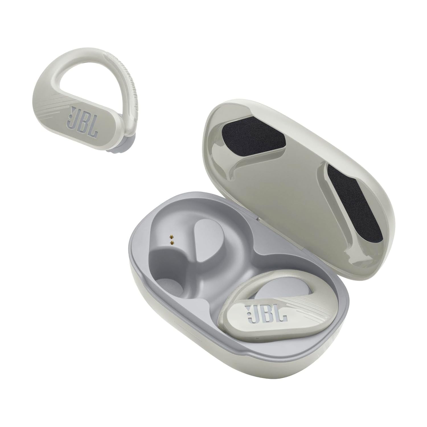 Restored JBL Endurance Peak 3 Dust and Waterproof True Wireless Earbuds - White (Refurbished)