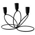 thumbnail image 1 of Candelabro Candelabro 21x10.5x15.5cm para Festivales Celebraciones Accesorios Negro, 1 of 9