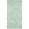 thumbnail image 2 of SAFAVIEH Courtyard Evander Geometric Indoor/Outdoor Area Rug, Ivory/Green, 2'7" x 5', 2 of 14