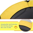 thumbnail image 4 of 5ft Trampoline for Kids with Safety Enclosure Net, Stainless Steel Outdoor Indoor Mini Recreational Trampoline for Toddlers Boys Girls Birthday Gift, Pure Yellow, 4 of 8