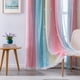 thumbnail image 4 of Cortina XiDi Rainbow Pink Blue de doble capa opaca, 4 of 8