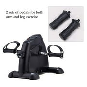 Mini Exercise Bike Pedal Exerciser Portable Cycle Lightweight with Two Pedals for Legs and Arms Exerciser
