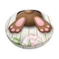 thumbnail image 2 of Lsque Brown Bunny Round Bar chair cushion covers Velvet Fabric Premium Comfort Protects from Scratches and Stains for 14-17 Inch Chair- 12 inch, 2 of 7