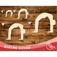 thumbnail image 3 of Unfinished Wood Yoga Wheel Pose Shape | DIY Craft Cutout 18" / 1/2", 3 of 3