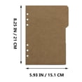 thumbnail image 2 of WEUVEB 18Ud Separadores Para Kraft A5 Color Para Organización De Cuadernos, 2 of 8