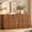 Brown, variant on Ktaxon Fluted 6 Drawer Double Dresser Wood Dresser Storage Cabinet Drawer Organizer Chest of Drawers for Bedroom, Black
