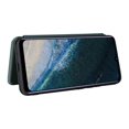 thumbnail image 3 of Compatible With Oukitel C25 Carbon Fiber Pattern Premium Flip Case With Card Holder Magnetic Closure, 3 of 5