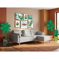 thumbnail image 1 of Sala Modular Reversible De Lino Gris Claro Modelo Carlton, 1 of 13
