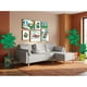 thumbnail image 1 of Sala Modular Reversible De Lino Gris Claro Modelo Carlton, 1 of 13