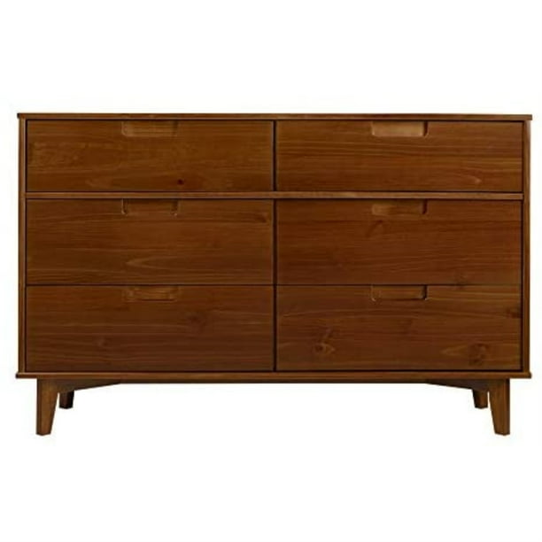 Walker edison groove handle wood dresser outlet