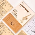 thumbnail image 5 of Rolife 3D Puzzle Saxophone Kit for Kids Wooden Craft Kits DIY Model Toy Pefect Gift for Teens, 5 of 5