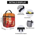 thumbnail image 4 of Lsque Bluey Pattern Insulated Lunch Bag – Lunch Box with Thick Insulation & Food-Grade PEVA Lining, Functional Compartments & Detachable Handle, 4 of 7