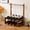 Two-tier eight-bottle + 4 wine glasses, variant on Freestanding Bamboo Wine Rack, Desktop Multi-Functional Bottle Holder with Upside-Down Stemware Hanger, Holds 5 Wine Bottles & 5 Glasses, Sturdy Organizer for Kitchen Living Room Cellar