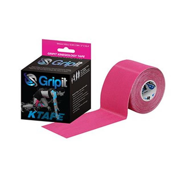 Gripit Original Kinesiology KTAPE, 2' x 5.5 yds, Uncut, Pink