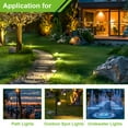 thumbnail image 7 of SYSTON 10/2 Low Voltage Landscape Lighting Direct Burial Stranded Wire Cable, 10 Gauge 2 Copper Conductors for Outdoor Spotlight Pathway Lighting and More Low Voltage Applications Use - 400 FT, 7 of 7