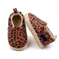 thumbnail image 3 of Baby Girls Boys Leopard Print Walking Shoes Toddler Soft Sole Non Slip Flat Loafers Unisex Casual Dress Shoes, 3 of 8