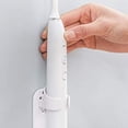 thumbnail image 4 of Soporte adhesivo para cepillo de dientes eléctrico, organizador de cepillos de dientes montado en la pared, paquete de 3 (plástico ABS), 4 of 5