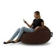 thumbnail image 1 of Sillón Puff Mediano Gamuza Chocolate Puff MX, 1 of 2