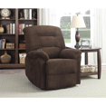 thumbnail image 3 of Coaster Home Furnishings Fauteuil Inclinable et Télécommande, Chocolat, 3 of 6