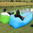 thumbnail image 1 of Air Chair Self Inflatable Without Pump,Beach,Park, Pool, Camping, Fishing Any Outdoor Activities-Blue, 1 of 4