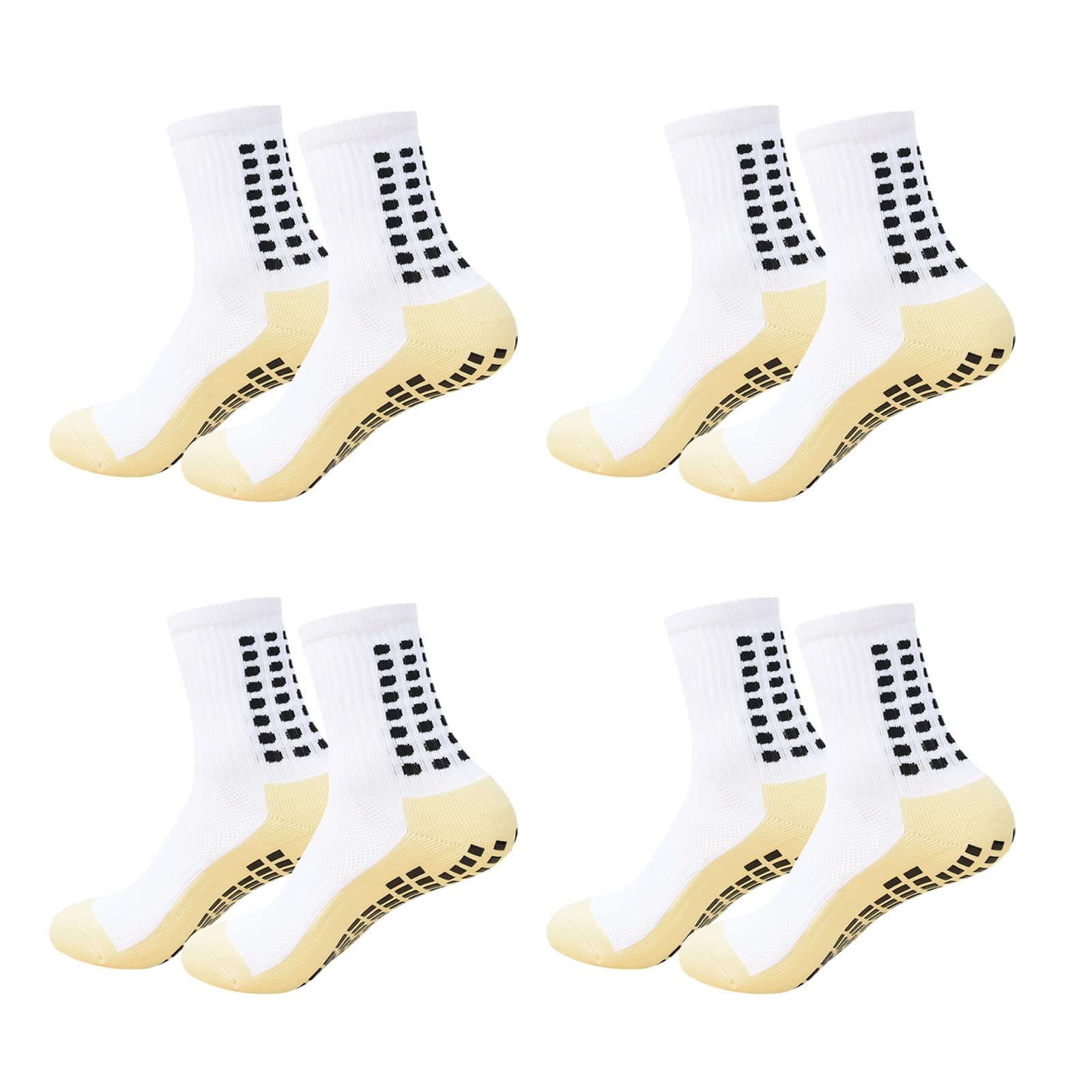 WILLED Men's Grip Soccer Socks Anti Slip Athletic Socks Non Skid ...