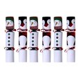 thumbnail image 4 of Paquete de 6 muñecos de nieve y pingüinos icónicos para la fiesta de Navidad, 23 cm, 4 of 4