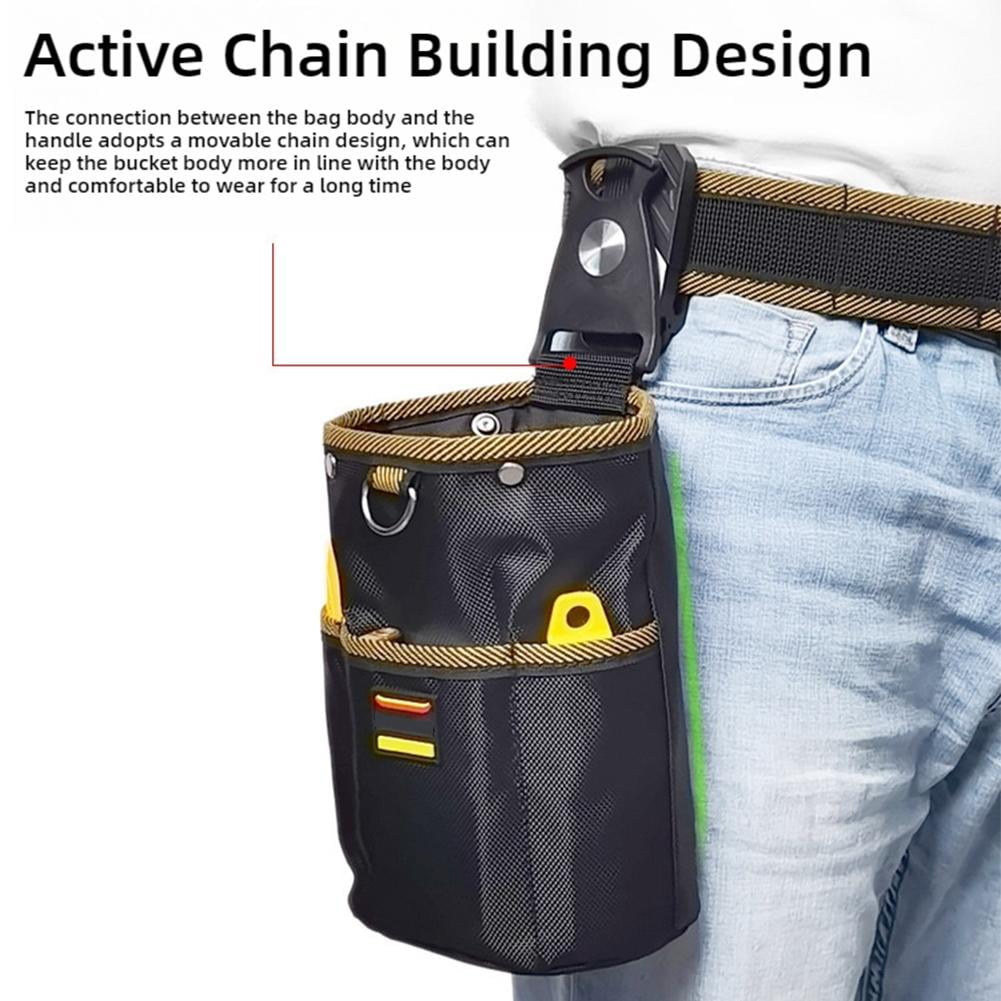 Rotating Quick-hang Tool Waist Bag Electrician Accessories Bag Tool Organiz
