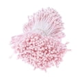thumbnail image 1 of 1800 Unids 3 mm Mini Perla Doble Cabezas Flor Estambre Pistilo Flores Artificiales Hechas a Mano Banquete de Boda Decoración del Hogar DIY Accesorios Rosado Sunnimix Estambre de flores de doble cabeza, 1 of 8