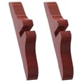 thumbnail image 1 of 2 Pcs Pieds de Support de Séparateur de Pièce Support de Séparateur de Pièce Base en Bois Pieds de Support de Partition, 1 of 7