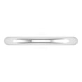 thumbnail image 3 of 14K White Gold 2.5mm Plain Wedding Band (Ring Size 9), 3 of 6