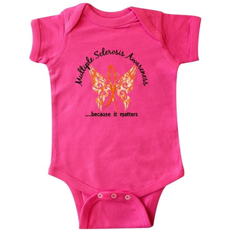 

Inktastic Multiple Sclerosis Butterfly 6.1 Gift Baby Boy Bodysuit
