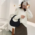 thumbnail image 2 of Autumn Solid Female Handbag Pleated Dumpling Shoulder Bags Party Totes Wristlets, 2 of 7