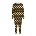 thumbnail image 3 of Gytharion Flannel Pajama Sets for Women Winter Soft Cozy Plush Thermal Sleepwear Outfits Cute Heart Print Crew Neck Fuzzy Top and Pants Loungewear Sets 2 Piece Pj Sets with Pockets, 3 of 4