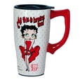 thumbnail image 1 of Taza de viaje Spoontiques Betty Boop de cerámica blanca, 1 of 1