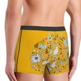 thumbnail image 4 of Kdxio Men's Boxer Briefs with Floral with Rabbits Print - Comfortable and Breathable Underwear for Everyday Wear, 4 of 7