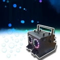 thumbnail image 2 of 900W RGB LED 2 Head Jet Smoke Fog Bubble Machine With 1PCS Flycase For Party Wedding Christmas Stage Dj Disco Event, 2 of 13