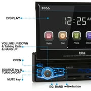 BOSS Audio Systems BV9976B Car DVD Player, Bluetooth, 7” Touchscreen, DVD, USB