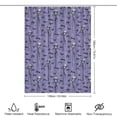 thumbnail image 2 of The Nightmare Before Christmas Rideau de Douche Décoratif Rideau de Bain Imperméable en Polyester avec 12 Crochets, 2 of 7