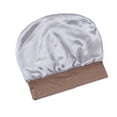 thumbnail image 3 of Cubierta suave para el cabello Gorro plisado con forro de satén Gorro de turbante ajustable Gorro de enfermera Gorro para cabello medio rizado Gorro de quimioterapia para hombres y mujeres, 3 of 4