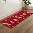 thumbnail image 5 of Kitchen Rugs and Mats Set of 1 Christmas Cartoon Mouse Colorful Lanterns Snowflake Red Kitchen Sink Mat,Non-Slip Area Runner Rug,Washable Floor Mat for Home Dining Room Office 20"x47", 5 of 6