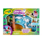 Crayola Scribble Scrubbies Dinosaur Waterfall, Dino Toys, Creative Gift for Beginner Unisex Child