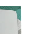 thumbnail image 3 of Ambesonne Modern Fitted Sheet, Minimalist Boho, Full Size, Teal Grey, 3 of 3