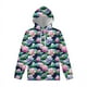 thumbnail image 4 of Sudadera con capucha con estampado 3D de hojas y flores de loto para hombre y mujer, sudadera con capucha floral de primavera y otoño, sudaderas de manga larga, camisetas informales, 4 of 4
