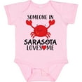 thumbnail image 3 of Inktastic Someone in Sarasota Loves Me Boys or Girls Baby Bodysuit, 3 of 5